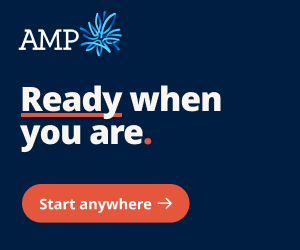 MREC frame 4 &mdash; navy end card, Ready when you are. with Start anywhere button
