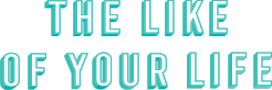 THE LIKE OF YOUR LIFE