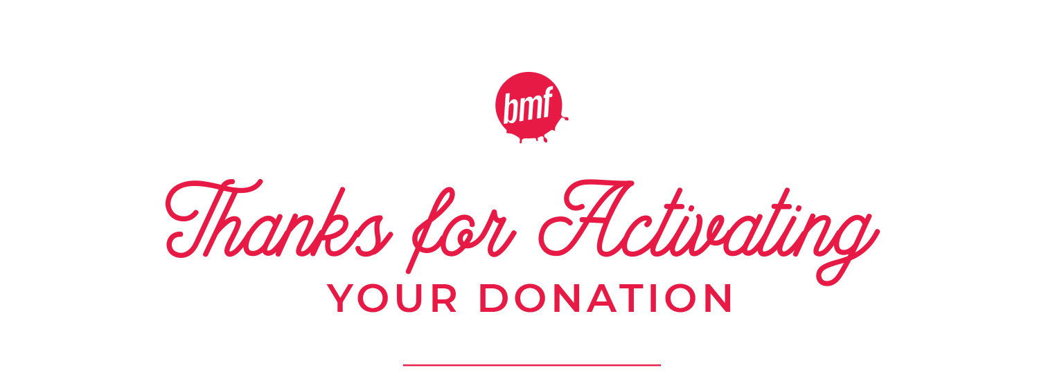 Thanks for Activating your donation